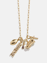 BaubleBar Block Custom Nameplate Charm - Gold/Pavé - 
    Create your own cluster charm necklace
  
