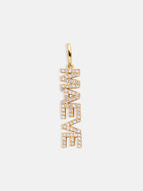 BaubleBar Block Custom Nameplate Charm - Gold/Pavé - 
    Create your own cluster charm necklace
  
